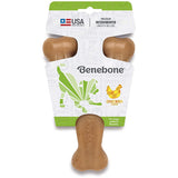 Benebone Chicken Flavor Wishbone Tough Dog Chew Toy, Medium