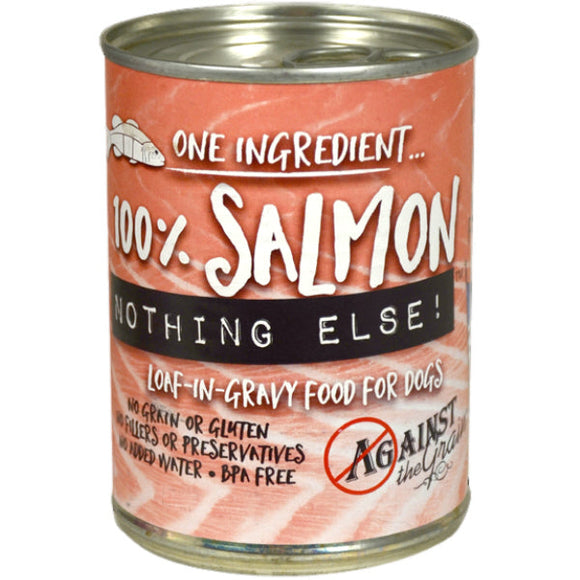 Against the Grain Nothing Else Salmon Canned Grain-Free Dog Food, 11-oz Case