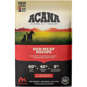ACANA Red Meat Formula Dry Dog Food, 13-lb