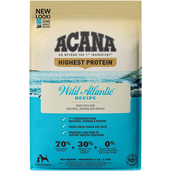 Acana Regional Wild Atlantic Grain-Free Dog Dry Food, 13-lb