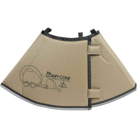 All Four Paws Comfy Cone E-Collar for Dogs & Cats, Large, Tan