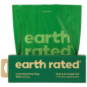 Earth Rated PoopBags Pantry Pack, Unscented, 300 Bags