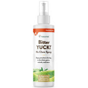 NaturVet Bitter YUCK! No Chew Dog & Cat Spray, 16-oz Bottle