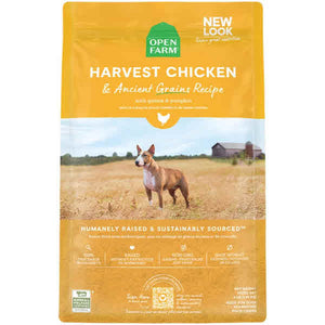 Open Farm Harvest Chicken & Ancient Grains Dry Dog Food, 11-lb