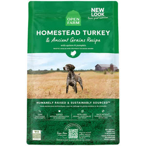 Open Farm Homestead Turkey & Ancient Grains Dry Dog Food, 22-lb
