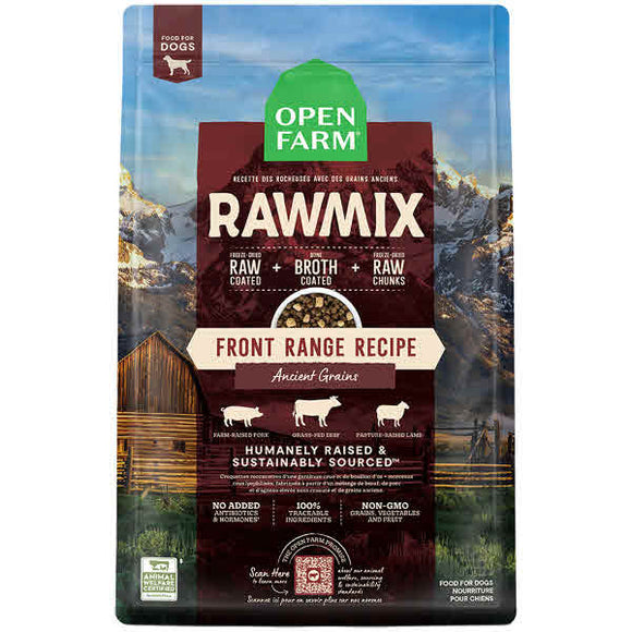 Open Farm RawMix Front Range Ancient Grains Dog Food, 20-lb