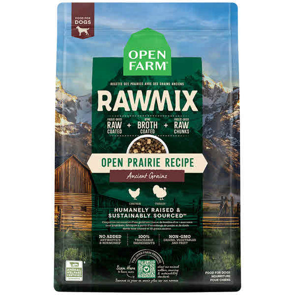 Open Farm RawMix Prairie Ancient Grains Dog Food, 20-lb