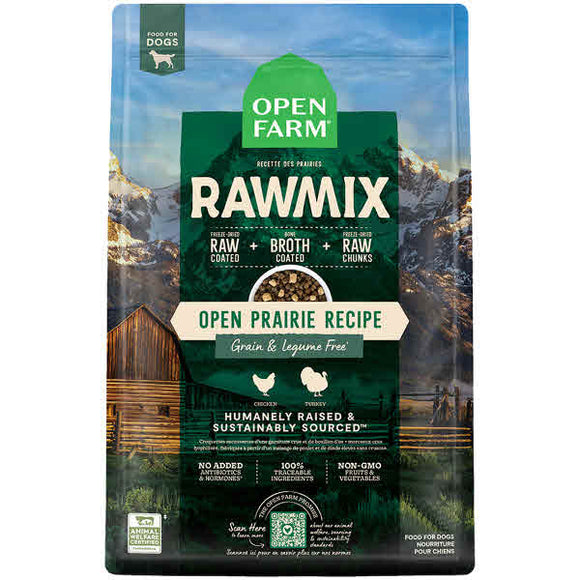Open Farm RawMix Prairie Grain-Free Dog Food, 3-lb
