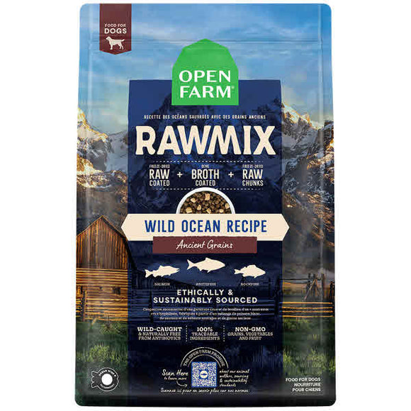 Open Farm RawMix Wild Ocean Ancient Grains Dog Food, 3.5-lb