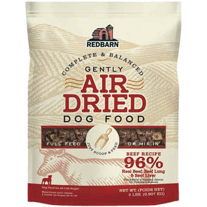 Redbarn Air Dried Beef Recipe Dog Food, 2-lb