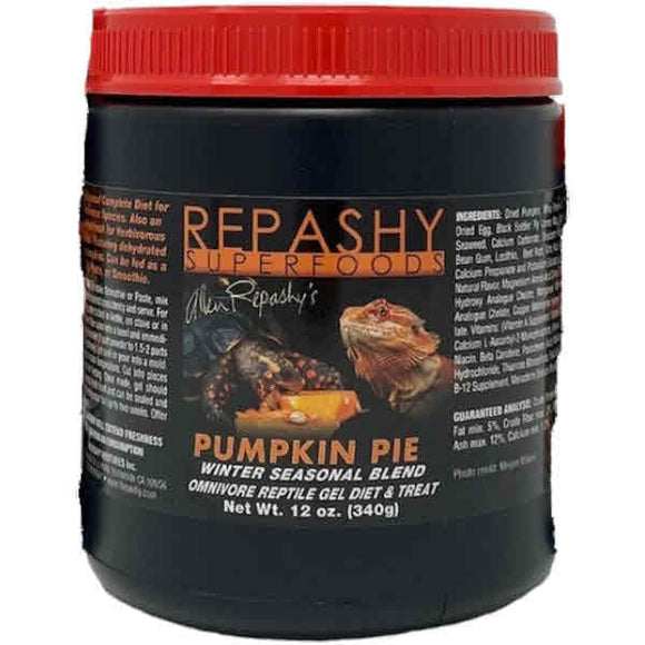 Repashy Pumpkin Pie Reptile Superfoods Omnivore Gel Diet & Treat, 12-oz