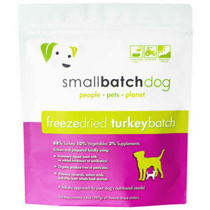 Smallbatch Freeze Dried Turkey Sliders Dog Food, 14-oz