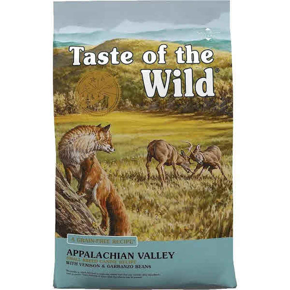 Taste of the Wild Appalachian Valley Small Breed Grain-Free Dry Dog Food, 14-lb