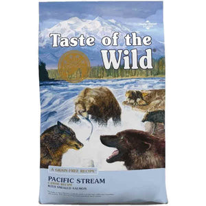 Taste of the Wild Pacific Stream Grain-Free Dry Dog Food, 5-lb