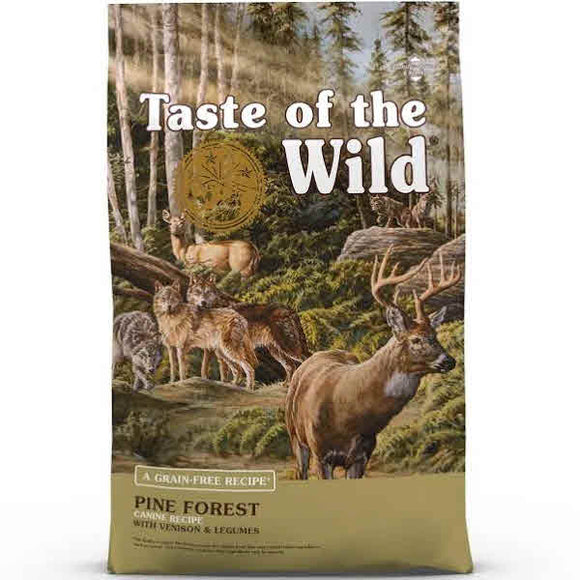 Taste of the Wild Pine Forest Grain-Free Dry Dog Food, 14-lb