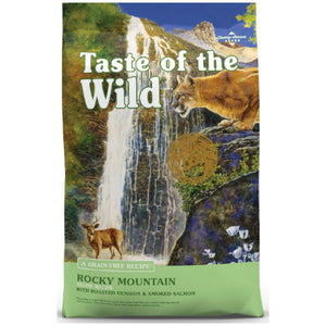 Taste of the Wild Rocky Mountain Grain-Free Dry Cat Food, 5-lb