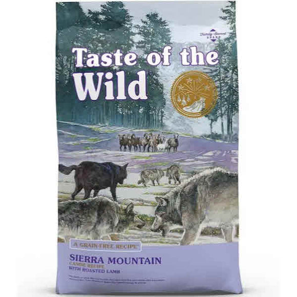 Taste of the Wild Sierra Mountain Grain-Free Dry Dog Food, 14-lb