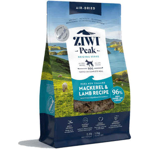Ziwi Peak Mackerel & Lamb Grain-Free Air-Dried Dog Food, 2.2-lb