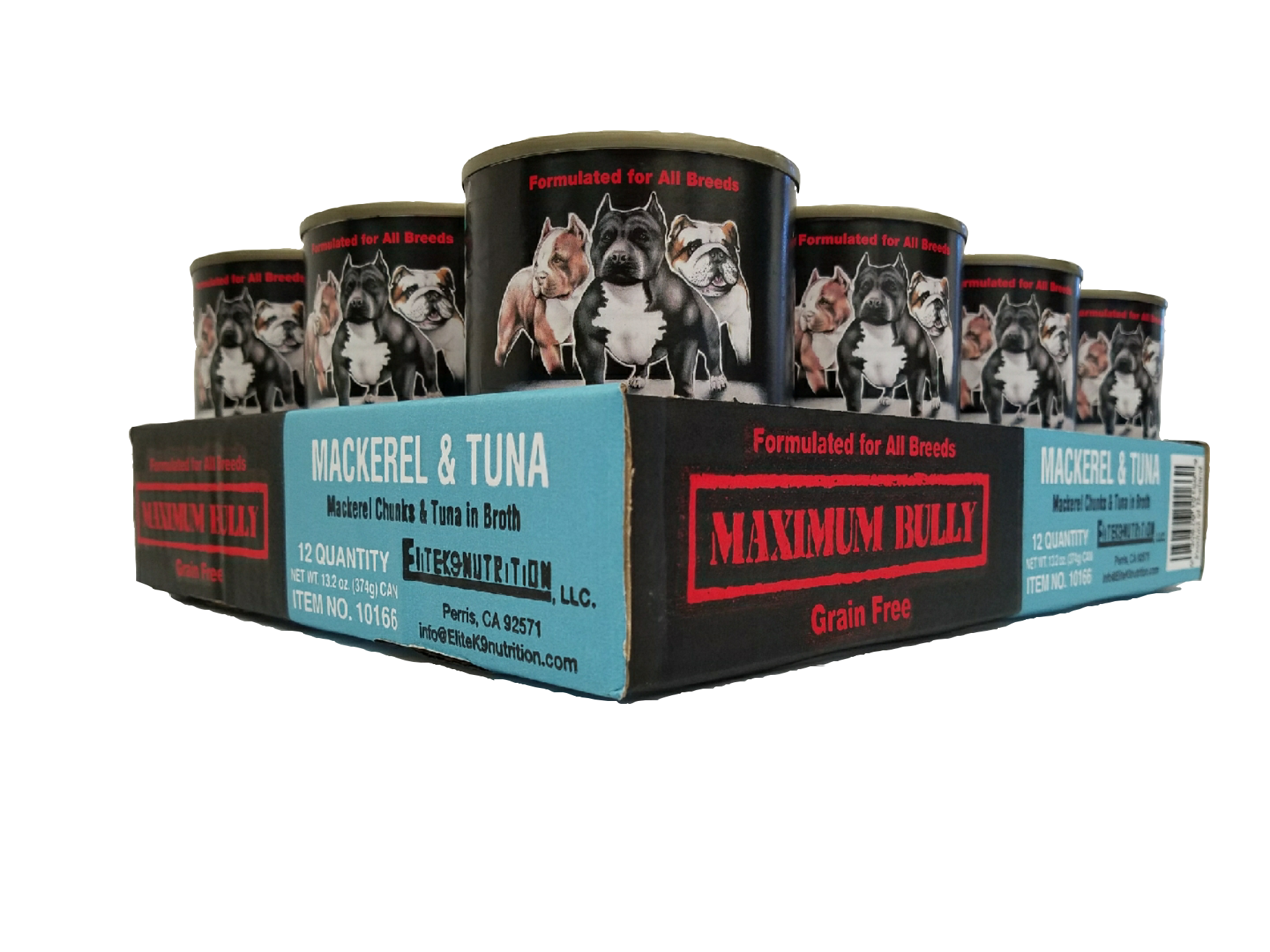 Maximum Bully Mackerel Tuna Can Dog Food – Pet Pro World