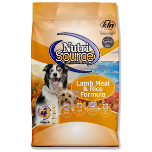 NutriSource Dog Dry Lamb & Rice, 26-lb