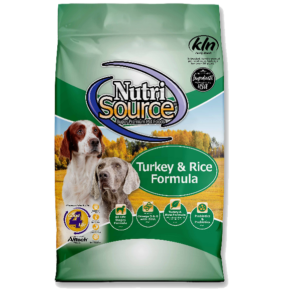 Nutrisource Dog Dry Turkey & Rice, 5-lb