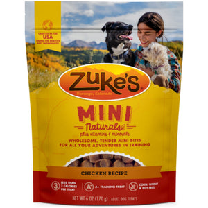 Zuke's Mini Naturals Chicken Recipe Training Dog Treats, 6-oz