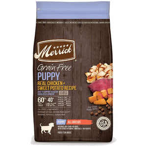 Merrick Grain-Free Puppy Chicken & Sweet Potato Recipe Dry Dog Food, 10-lb Bag