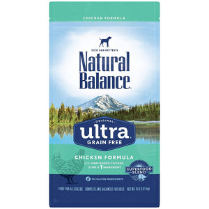 Natural Balance Original Ultra Chicken Grain-Free Dry Dog Food, 4-lb