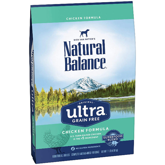 Natural Balance Original Ultra Chicken Grain-Free Dry Dog Food, 11-lb
