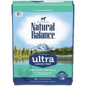 Natural Balance Original Ultra Chicken Grain-Free Dry Dog Food, 24-lb