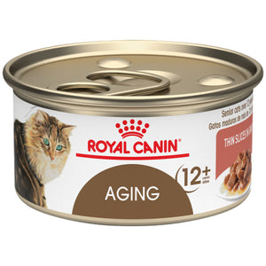 Royal Canin Aging 12+ Thin Slices in Gravy Canned Cat Food By Royal Canin, 3-oz