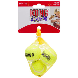 KONG SqueakAir 3 Balls, Extra Small Pack