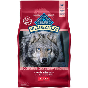 Blue Buffalo Wilderness Salmon Recipe Grain-Free Dry Dog Food, 4.5-lb