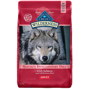 Blue Buffalo Wilderness Salmon Recipe Grain-Free Dry Dog Food, 24-lb Bag