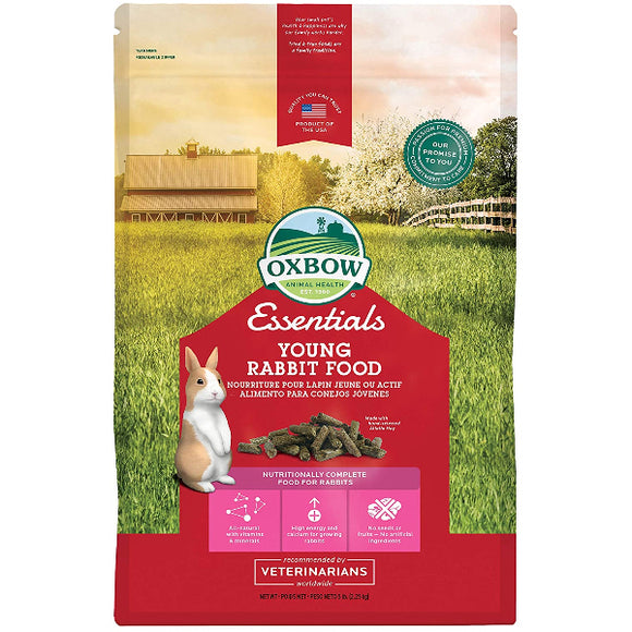 Oxbow Essentials Bunny Basics Young Rabbit Food, 5-lb