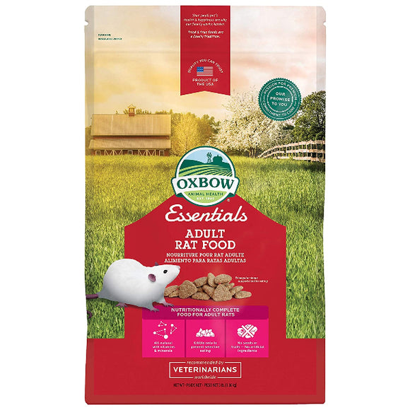 Oxbow Essentials Regal Rat Adult Rat Food, 3-lb