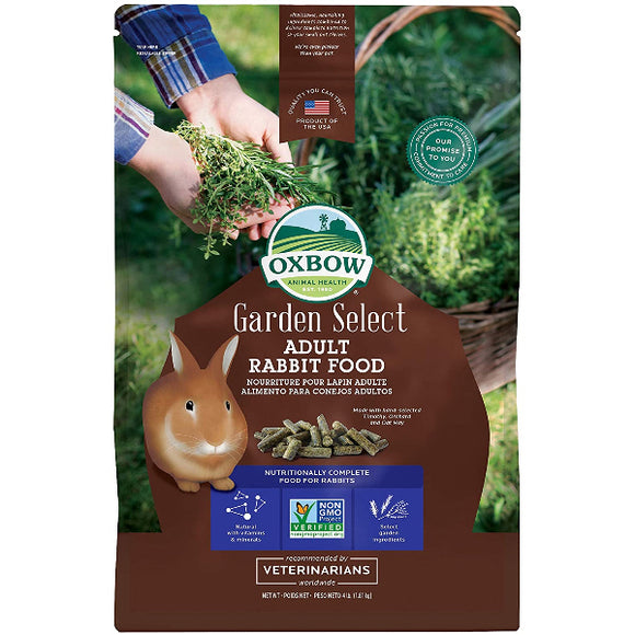 Oxbow Garden Select Adult Rabbit Food, 4-lb