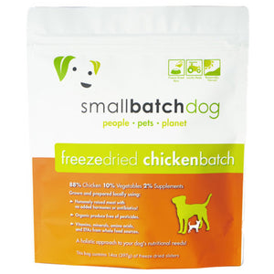 Smallbatch Freeze Dried Chicken Sliders Dog Food, 14-oz