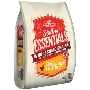 Stella & Chewy's Essentials Cage-Free Chicken & Ancient Grains Recipe Dry Dog Food Recipe, 25-lb