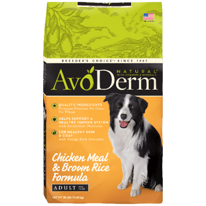 AvoDerm Natural Adult Chicken Meal & Brown Rice Formula