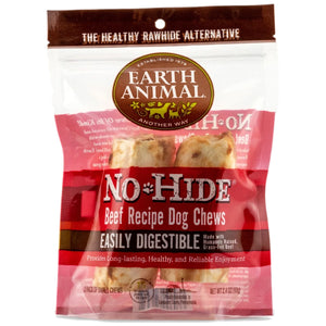 Earth Animal No-Hide Beef Chew, 4-in, 2 Pack