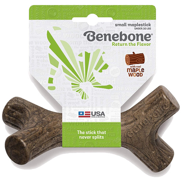 Benebone Maplestick Tough Dog Chew Toy, Small