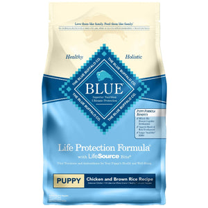 Blue Buffalo Life Protection Formula Puppy Chicken & Brown Rice Recipe Dry Dog Food, 6-lb