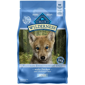 Blue Buffalo Wilderness Puppy Chicken Recipe Grain-Free Dry Dog Food, 4.5-lb