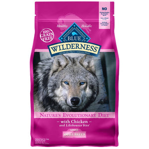 Blue Buffalo Wilderness Small Breed Chicken Recipe Dry Dog Food, 4.5-lb Bag