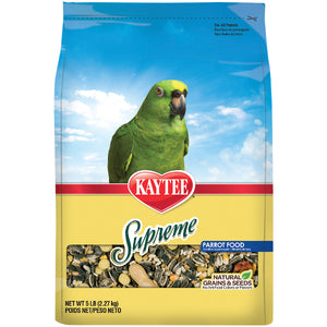 Kaytee Supreme Parrot Bird Food, 5-lb