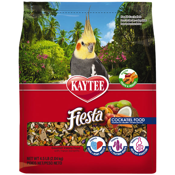 Kaytee Fiesta Parakeet Food, 4.5-lb