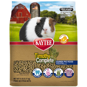 Kaytee Timothy Complete Guinea Pig Food, 5-lb