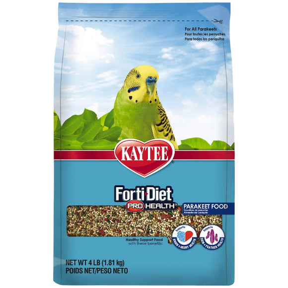 Kaytee Forti-Diet Pro Health Parakeet Food, 4-lb