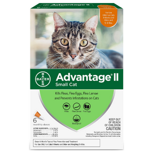 Advantage II for Cats 5-9 lbs. 6 Pack